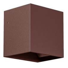 Φωτιστικό Επίτοιχο Απλίκα LED 9W 230V 750lm CCT Αλουμινίου Σκουριά IP65 17-05202-4